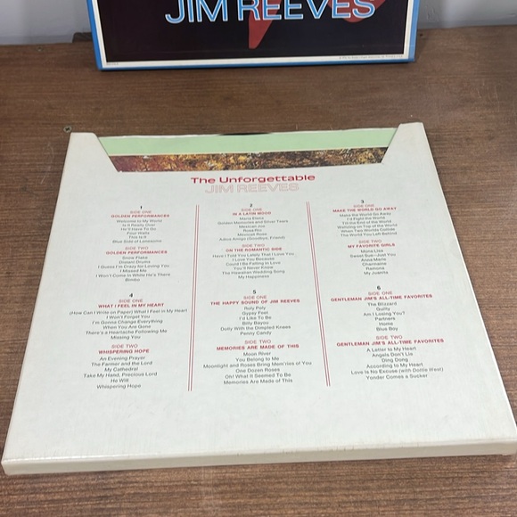 The Unforgettable Jim Reeves, 6 Vinyl LP Box Set, RCA 33rpm, Reader's Digest - Picture 7 of 12